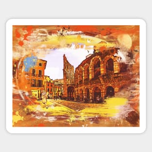 Colosseum - Rome - Italy Sticker